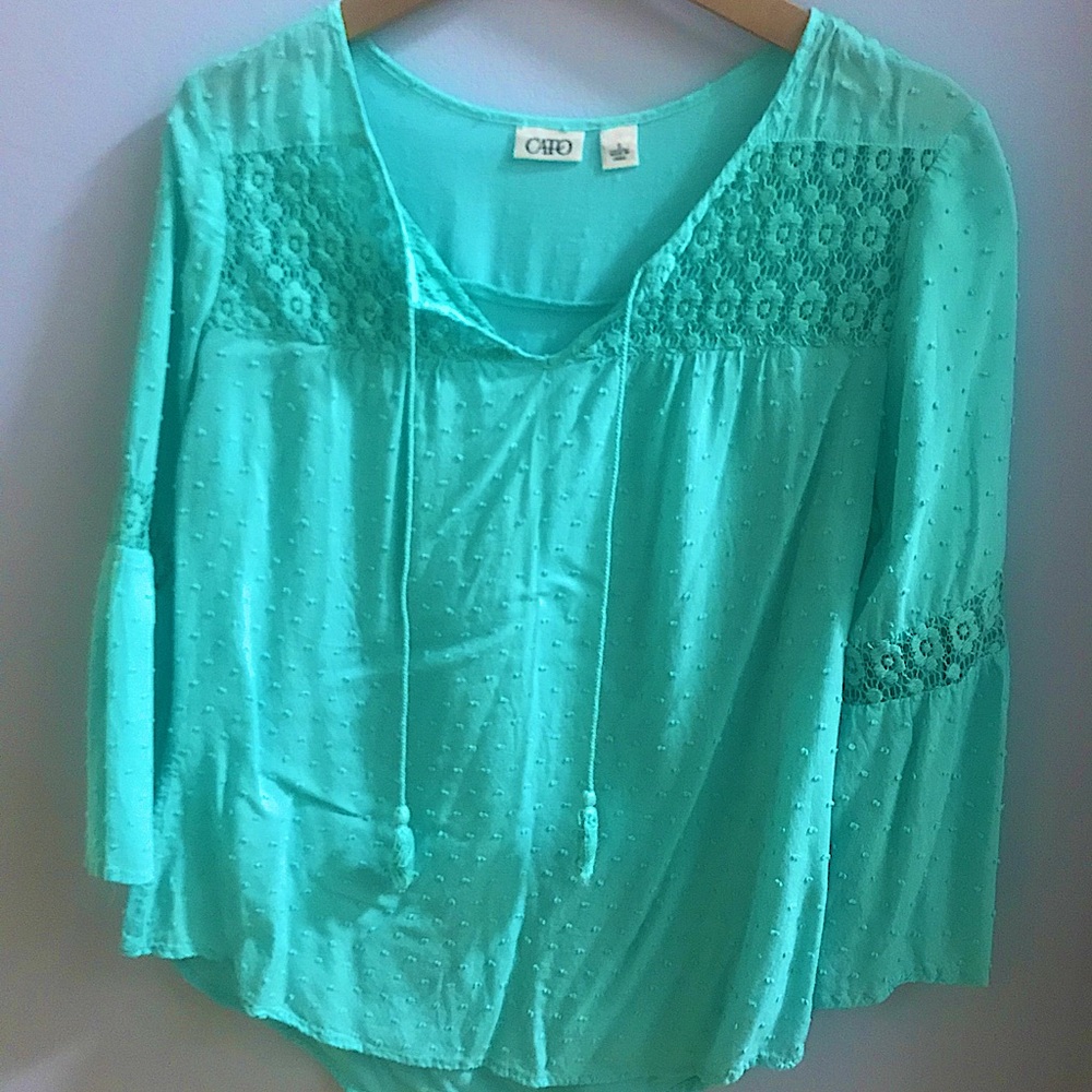 Small Cato Flowy, Boho / Peasant Long sleeve